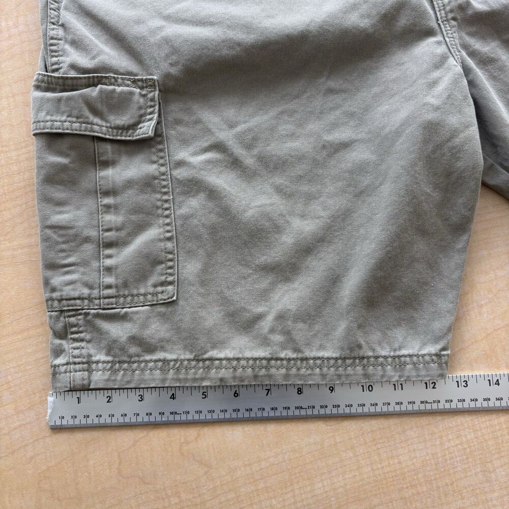 Wrangler Authentics Mens Size 42 Cargo Shorts Beige 100% Cotton ZM6LSBH - Picture 12 of 14